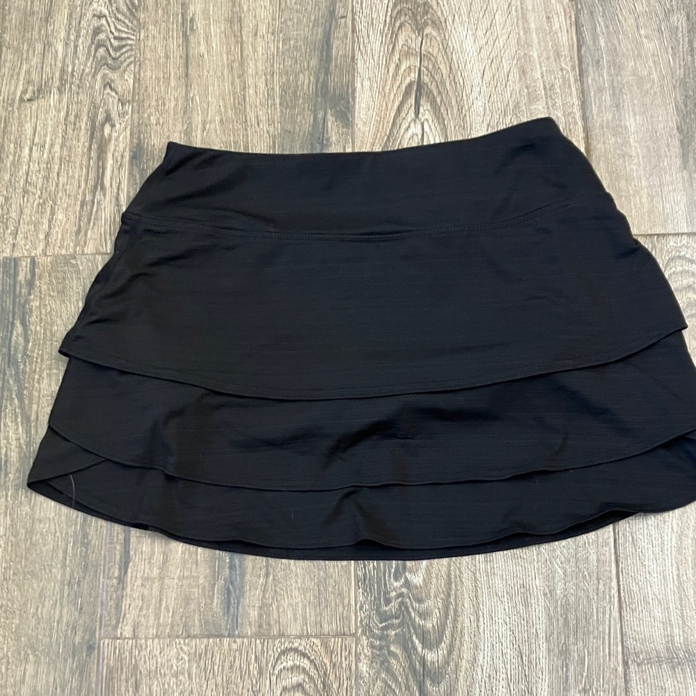 Athleta Black Tiered Skort